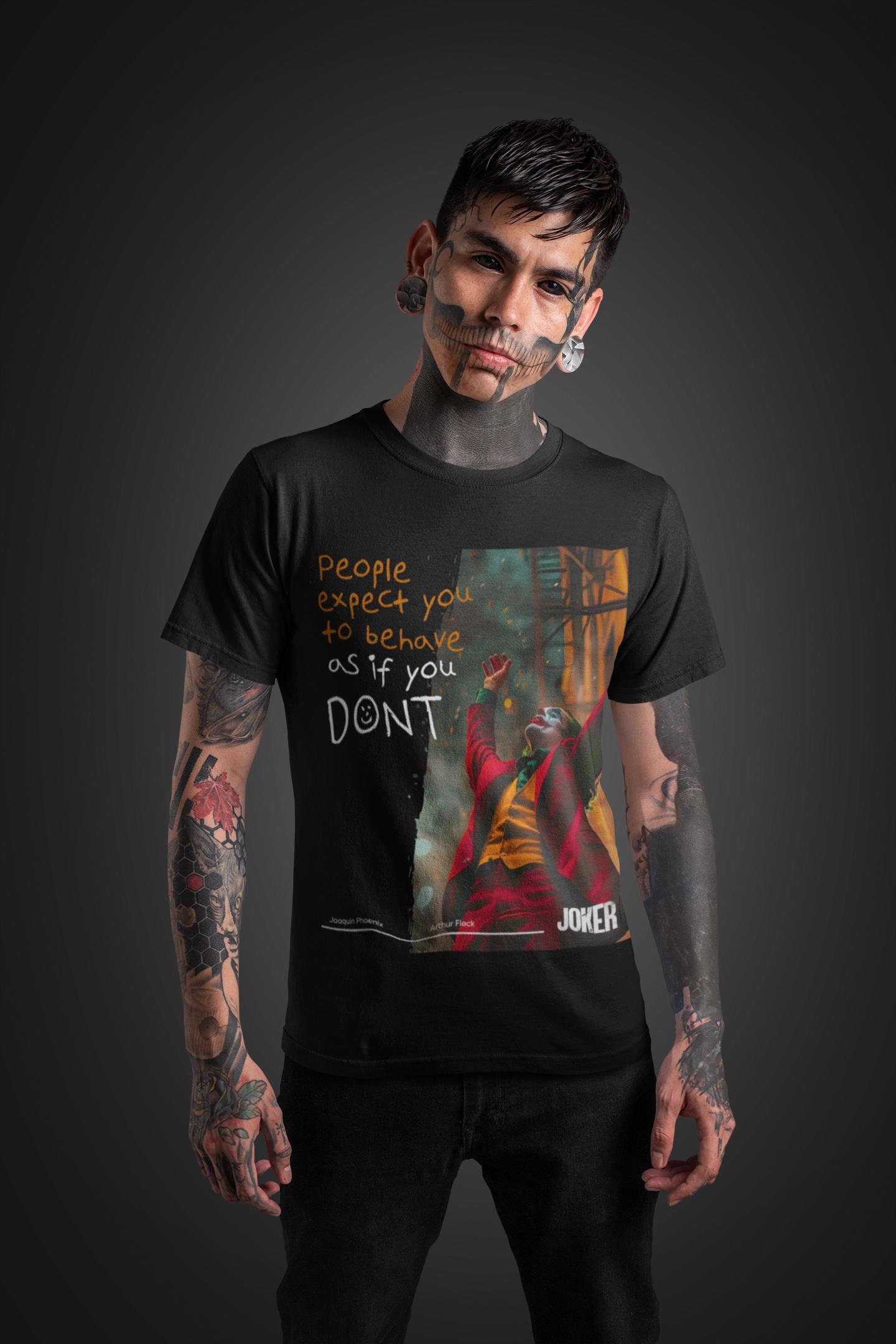 Joaquin Phoenix's Joker2 Movie Shirt 2024, Joker Folie a Deux High Quality Movie T-Shirt For Joker Fans, Arthur Fleck's Handwriting Tee