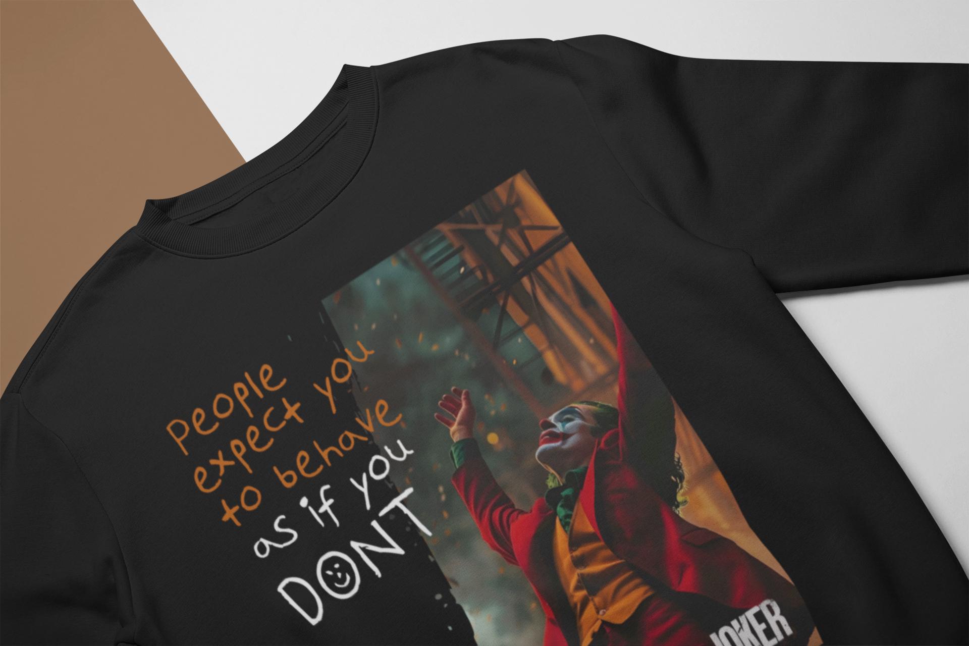 Joaquin Phoenix's Joker 2 Movie Sweatshirt 2024, Joker Folie