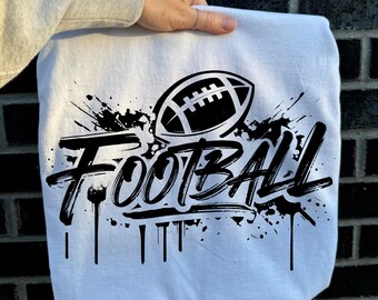 Coquette football PNG, Clipart jour de match, football rétro PNG, Sublimation cheer maman, saison de football PNG, Design Girly, maillots de football Png