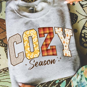 Cozy Season Png, Girly Fall Preppy Png, Fall Vibes Png, Pumpkin Spice, Floral Fall Shirt, Digital File Autumn Season Png, Retro Fall png