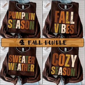 Fall Vibes Bundle PNG, Pumpkin Season PNG, Retro Design, Retro Fall PNG, Cozy season png, trendy fall png, Thanksgiving png,Fall Sublimation