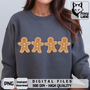 Gingerbread Men PNG, Christmas Gingerbread Png, Gingerbread Png, Holiday png, Christmas Shirt png, Funny Christmas Png, Merry Christmas Png