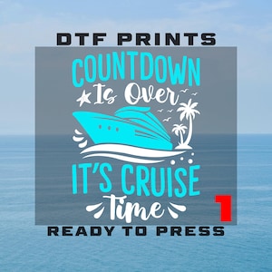 Cruise Time DTF Transfer, Holiday Vacation Ready To Press, Family And Friends DTF Print, Trend Shirt, Summer Season Gift, Retro High Quality