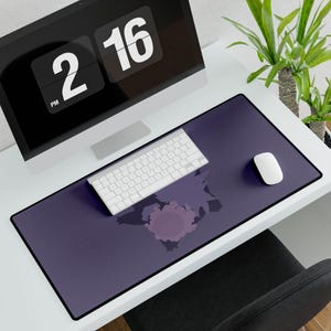 Extra Large Mouse Pad, Gengar Gaming Mouse Pad, Keyboard Mat, Deskmat, Deskpad Gamer Desk Mat Anime Desk Pad Gaming Mousepad XL Gift For Him