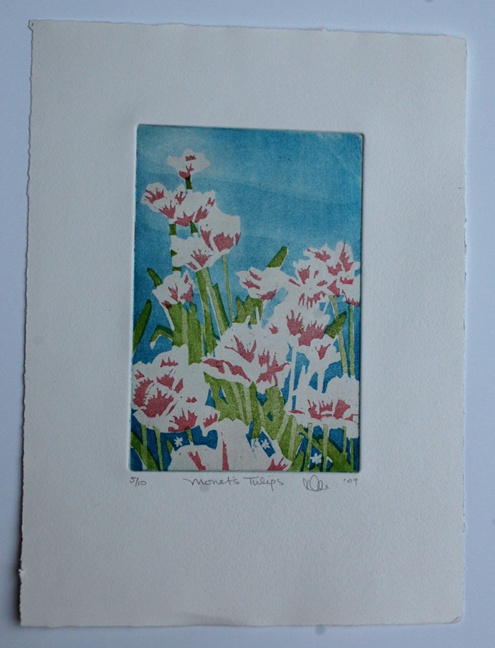 Etching Colored Flowers - Etsy