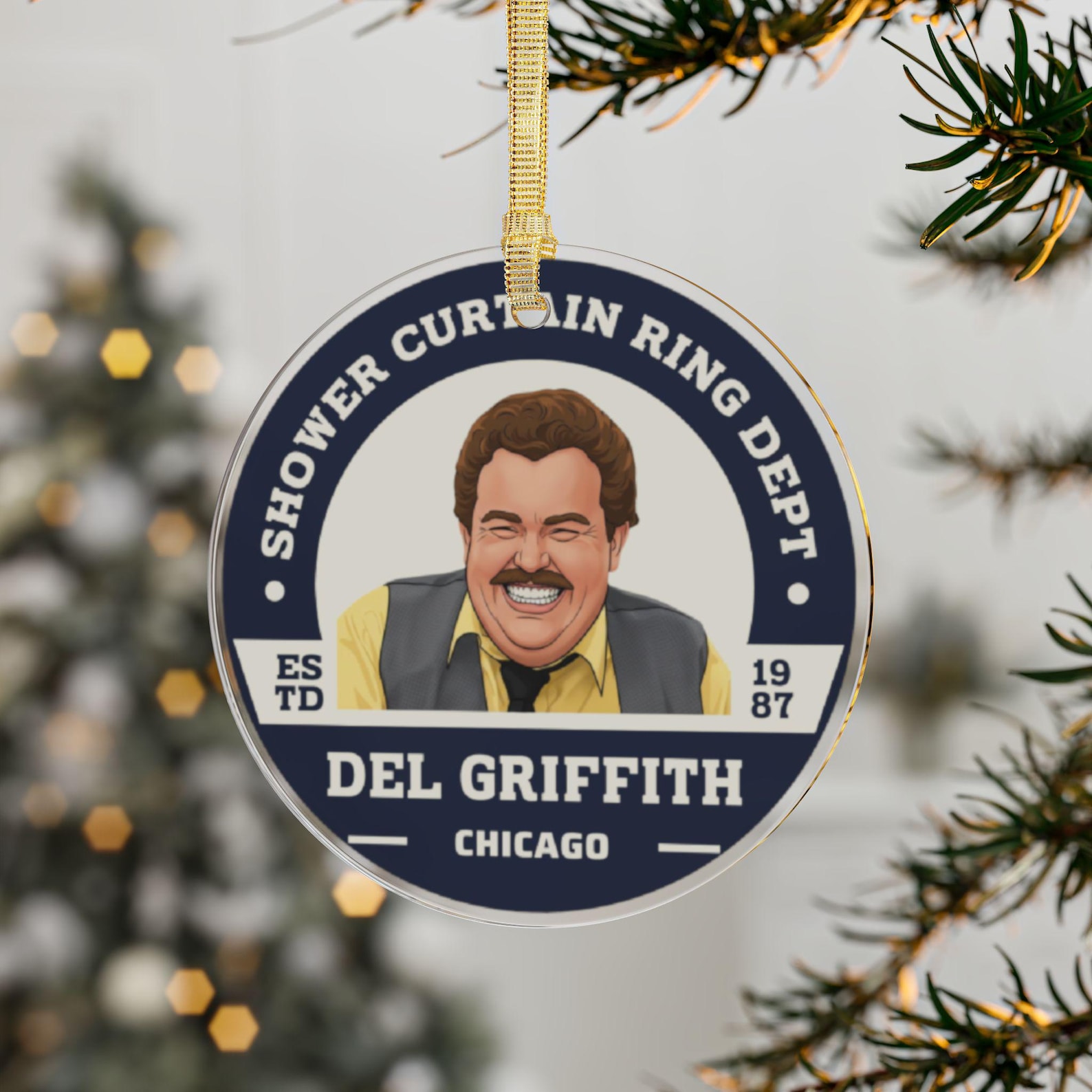 Del Griffith Acrylic Ornament | Planes Trains and Automobiles, Holiday ...