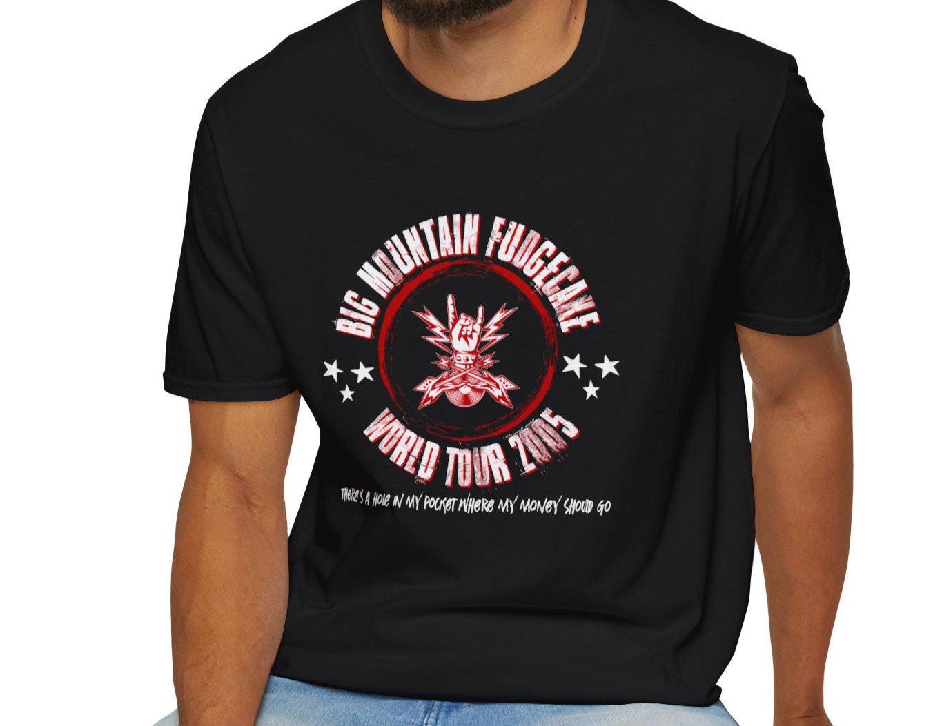 Big Mountain Fudgecake Unisex Cotton T-shirt, John Redcorn Tshirt