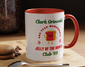 Jelly of the month Christmas Vacation Coffee Mug (11, 15oz), Chevy chase mug, national lampoon mug, funny Christmas movie gift