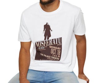 Nosferatu unisex cotton unisex T-Shirt horror movie tshirt, nosferatu shirt, count orlock shirt