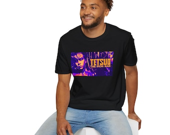 Camiseta unisex de Tetsuo el Hombre de Hierro, camiseta de terror, terror japonés, regalo de terror, terror vintage, camiseta de terror extranjera