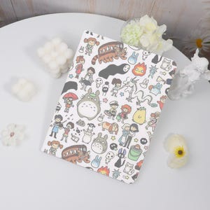 Cartoon Character iPad Case For iPad 5-10th 9.7" 10.2",iPad Air3-6 10.9" 11",iPad Pro 2022 2024 11" 12.9", iPad Mini 6/7 8.3" Cover Pen Slot