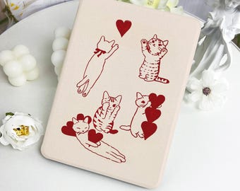 Cute Cat 2024 Kindle Case For Kindle Paperwhite 12th 11th 10th,KPW6 Case, Personalized Kindle Paperwhite 6&quot; 6.8&#39;&#39; 7&quot; Kindle Colorsoft Cover