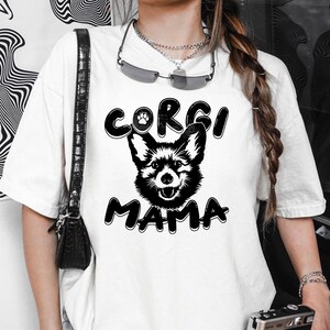 Comfort Colors, Corgi Mama Shirt, Corgi Shirt, Dog Mama Shirt, Mama Shirt, Mom Shirt, Corgi Mama Gift, Corgi Dog Shirt, Corgi Lover Gift