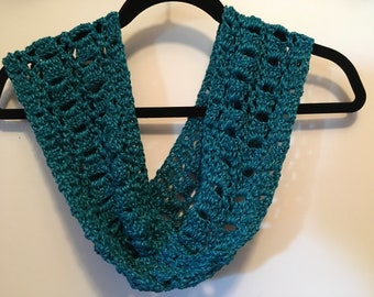 Teal Möbius Scarf