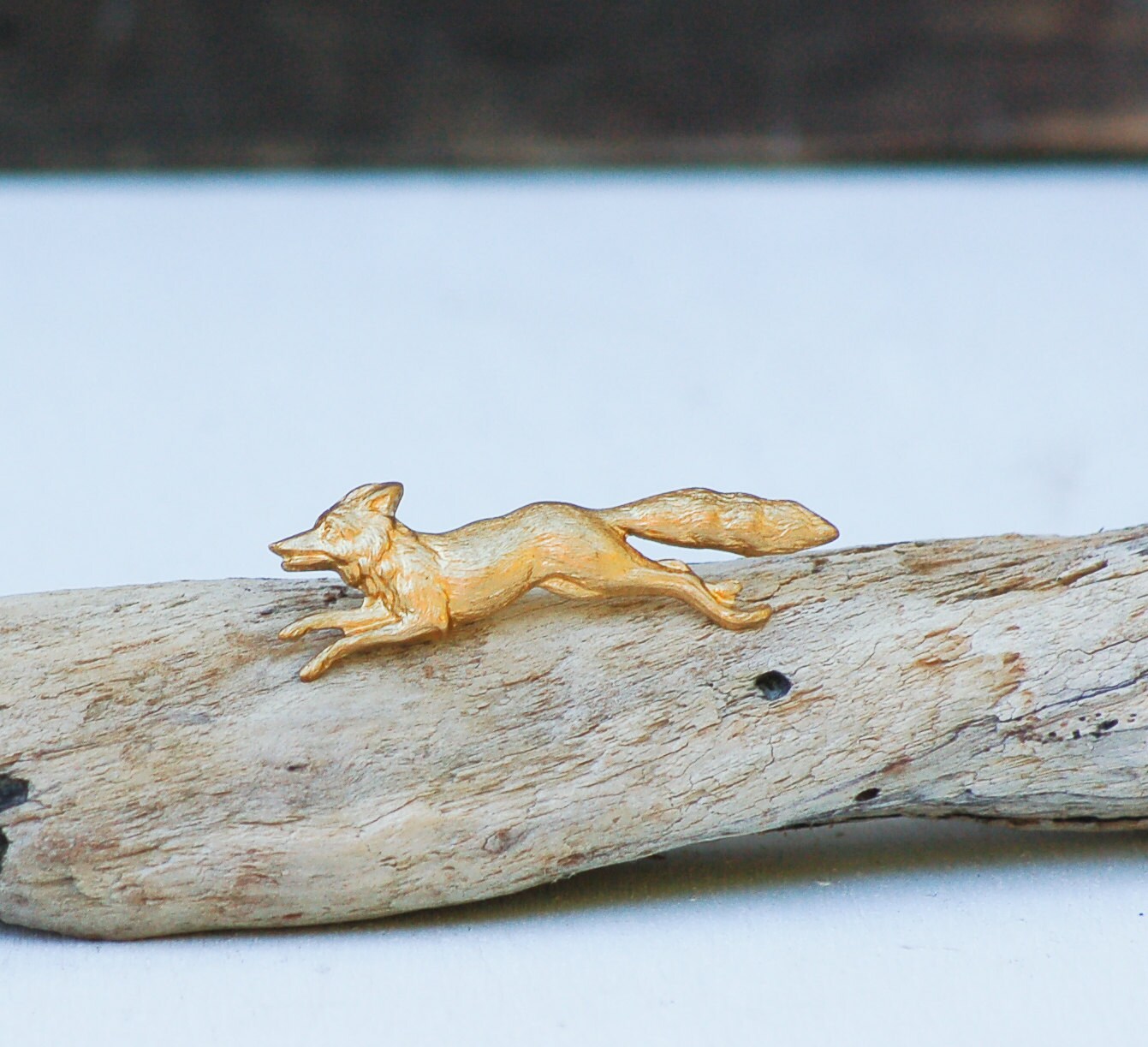 Épingle à Cravate « Renard » En Or 18K - Occasion Très Bon état
