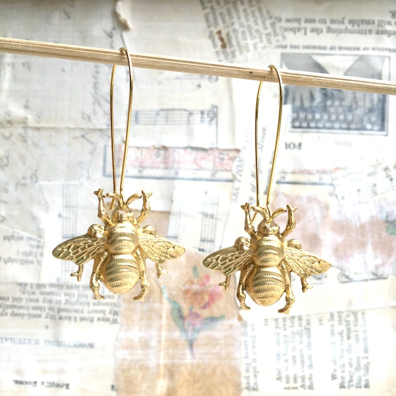 big bee earrings