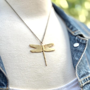 Dragonfly Necklace Garden Transformation Woodland Jewelry Insect Bug