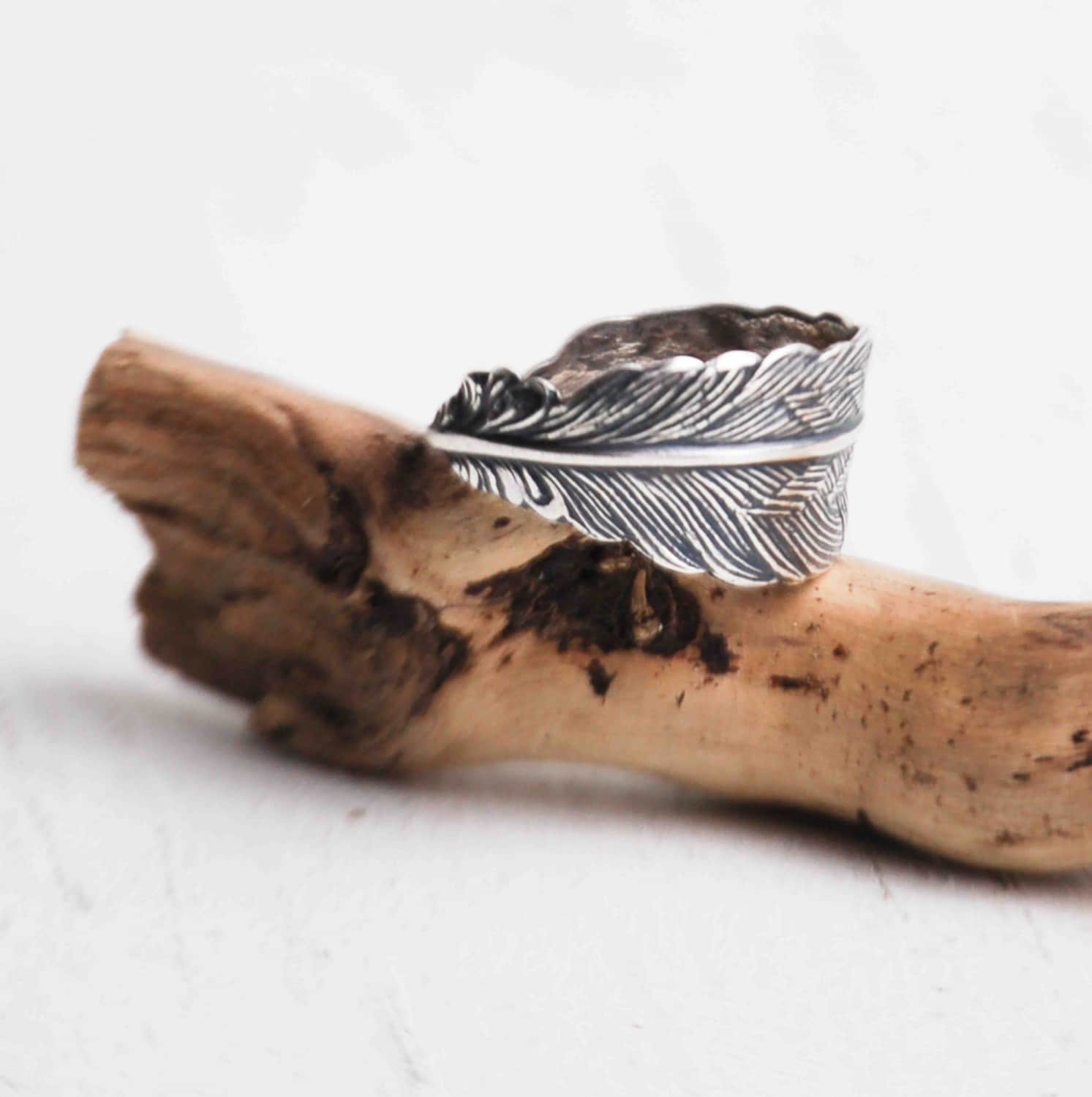 アクセサリー Funny Original Slow Feather Ring Funny Original Slow Feather Ring