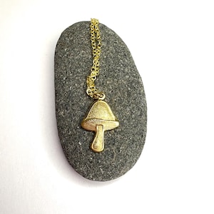 Mushroom Necklace Fungi Woodland Fairy