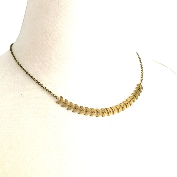fishbone chain necklace