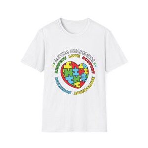 Autism Awareness, T-Shirt, Short Sleeve, Autism Awareness Autism Awareness Shirt, Gift, Casual Shirt, Support Shirt