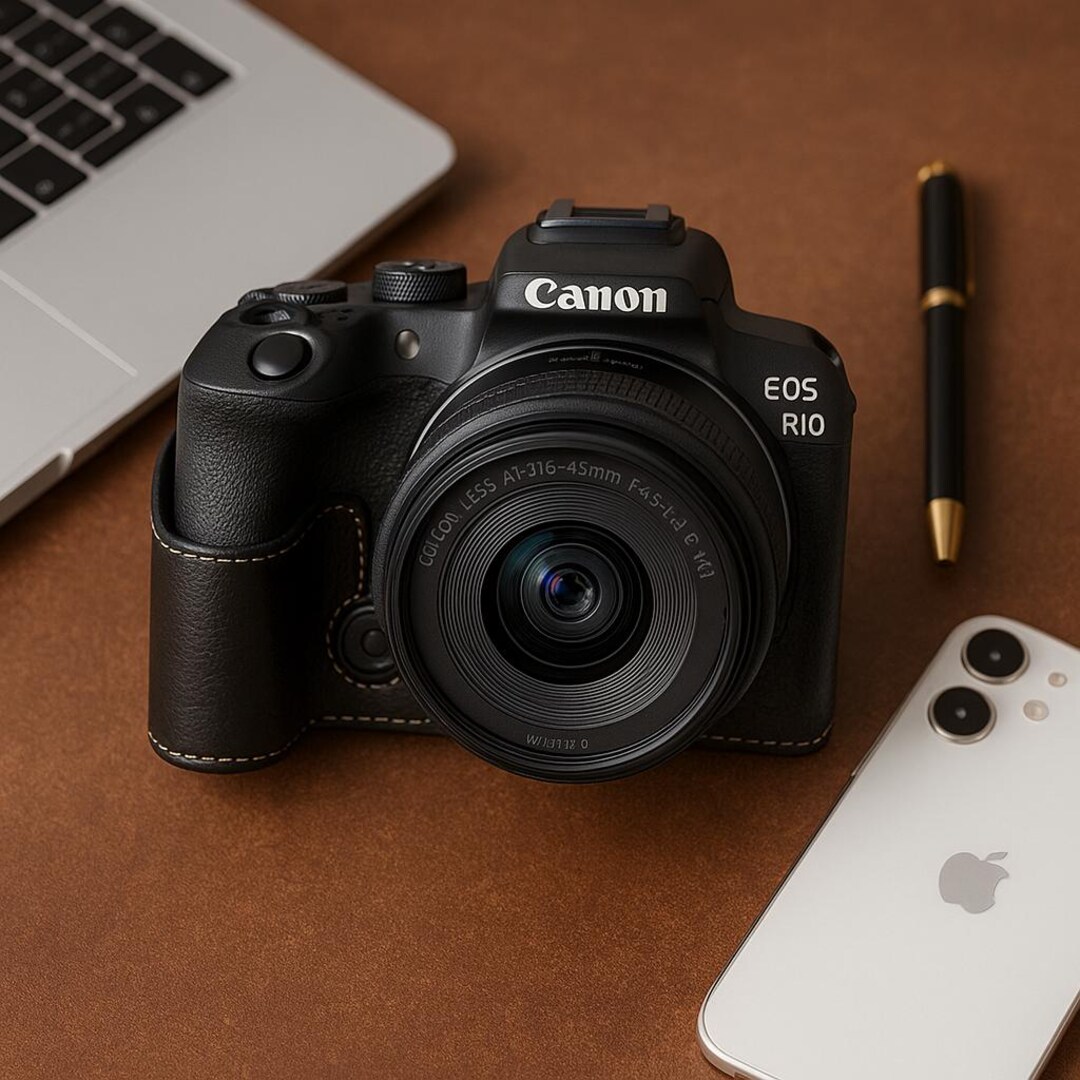 Canon Leather R10 Camera Case, Mirrorless Protective Cover, R10 Pu
