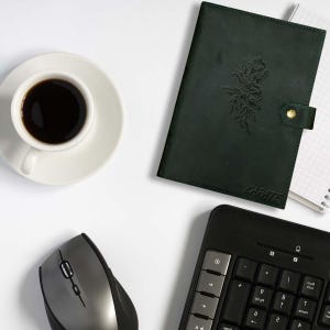 Personalizowane skórzane etui na dzienniki, okładka dziennika A5 z niestandardowym logo, skórzany notes z możliwością uzupełniania, etui na notatnik, skórzany prezent dla taty