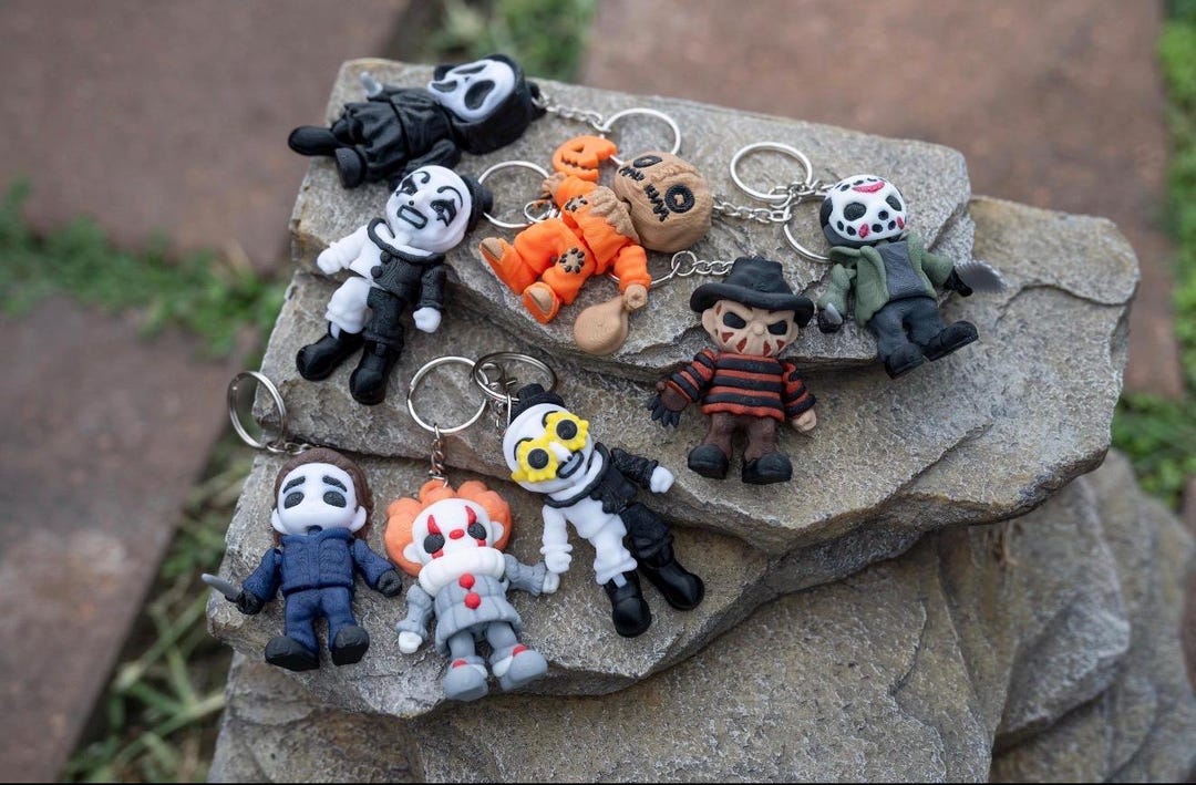Horror Mini Keychains - Etsy
