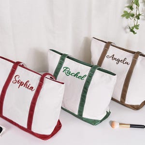 Personalisierte Tragetasche, personalisierte Namen Tasche, Canvas Tasche, Brautjungfer Geschenke, Schultasche, Geschenk für sie, Geschenk des besten Freundes, personalisierte Geschenke