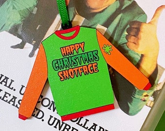 Drop Dead Fred Ornament - Drop Dead Fred Christmas Bauble - Snotface Decoration - Rik Mayall - Christmas Jumper