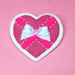 Valentines Day Brooch - Vintage Style Heart Brooch - Valentines Day Heart - Valentines Day 2025