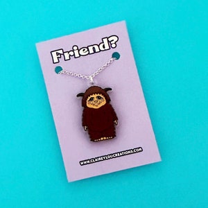 Ludo Labyrinth - Labyrinth Necklace - David Bowie - 80's Movie Necklace - Babe with the Power - Christmas Gift 2025