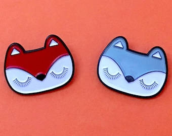 SECONDS SALE - Fox Pin - Woodland Pin - Woodland Jewellery - Fox Jewellery - Cute Fox Accessories - Christmas Decoration 2025