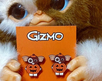 Halloween Earrings - Gizmo Earrings - Gremlins Jewellery - 80's Movie Earrings - Halloween 2023 - Halloween Costume 2023