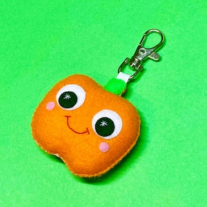 Halloween Pumpkin - Pumpkin Keychain - Pumpkin Charm - Halloween Party Favors - Halloween Bag Charm - Halloween 2024
