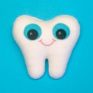 Cute Tooth Plush - Tooth Decor - Tooth Decoration - Dentist Gift - Dental Student Gift - Dental Hygienist Gift - Christmas Dentist Gift 2025