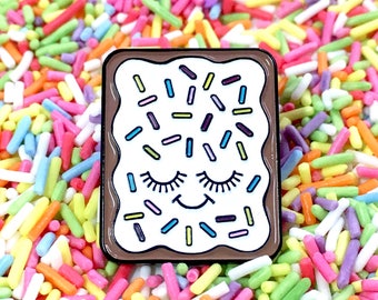 Pop Tart Pin - Cute Pin - Chocolate Pop Tart - Cute Food Pin - Junk Food Pin - Kawaii Pin - Mothers Day 2023