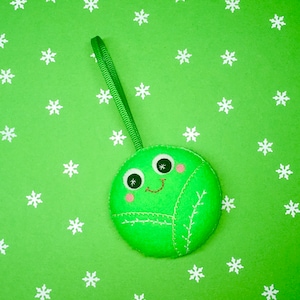 Brussel Sprout Ornament - Christmas Tree Ornaments - Vegan Christmas Decoration - Sprout Tree Decoration - Christmas Decoration 2025
