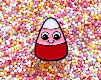 Halloween Pin - Halloween Candy - Candy Corn Pin - Creepy Cute Pin - Valentines Day Candy  - Valentines Day 2023 - Horror Valentine