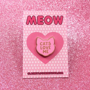 Cat Pin Cat Lady Pin Gifts For Cat Lovers Cat Gift Cat Lady Cat Lover Christmas Gift Crazy Cat Lady Mothers Day 2023 image 2