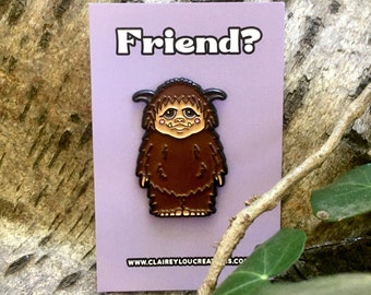 Ludo Labyrinth - Labyrinth Enamel Pin - David Bowie - 80's Movie Pin - Babe with the Power - Galentines Day Gift