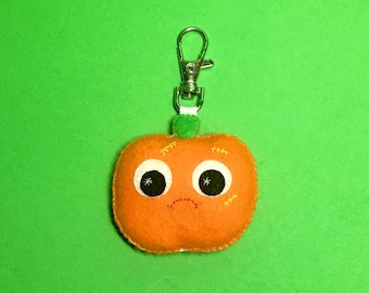 Halloween Pumpkin - Pumpkin Keychain - Pumpkin Charm - Halloween Party Favors - Halloween Bag Charm - Halloween 2024
