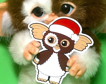 Gremlins Sticker - Christmas 2023 - Gremlins Christmas Sticker - Gizmo Sticker