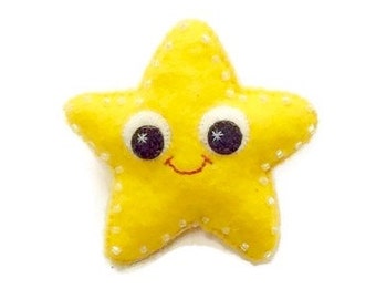 Star Brooch - Starfish Pin - Nautical Brooch - Cute Star Jewellery - Cute Novelty Brooch - Mothers Day 2023