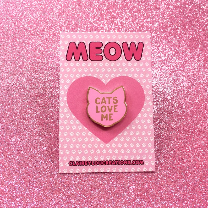 Cat Pin Cat Lady Pin Gifts For Cat Lovers Cat Gift Cat Lady Cat Lover Christmas Gift Crazy Cat Lady Mothers Day 2023 image 2