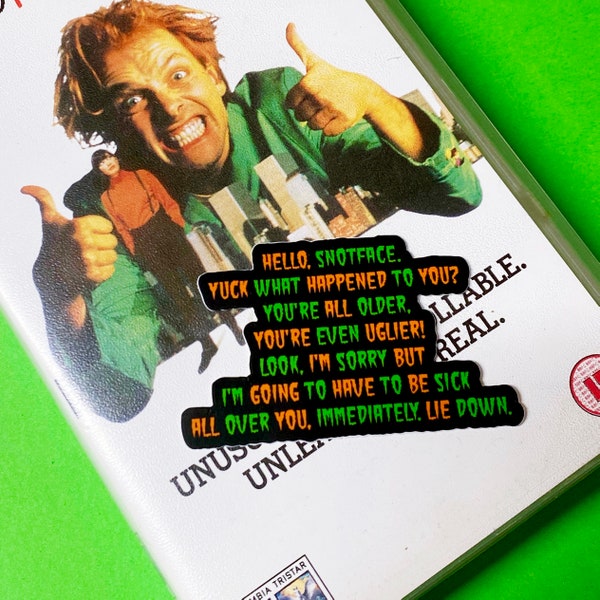 Drop Dead Fred - Drop Dead Fred Sticker - Snotface Sticker - Rik Mayall - 90's Movie - Cult Film - The Young Ones - Christmas Gift 2023