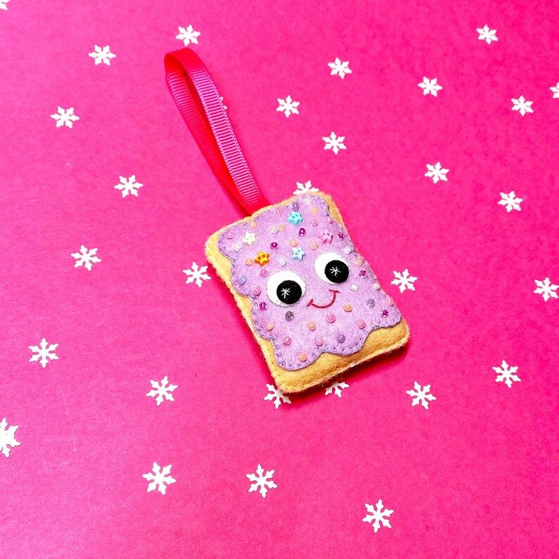 Christmas Ornament Pop Tart Ornament Cute Christmas Ornament Mothers Day 2023 image 1