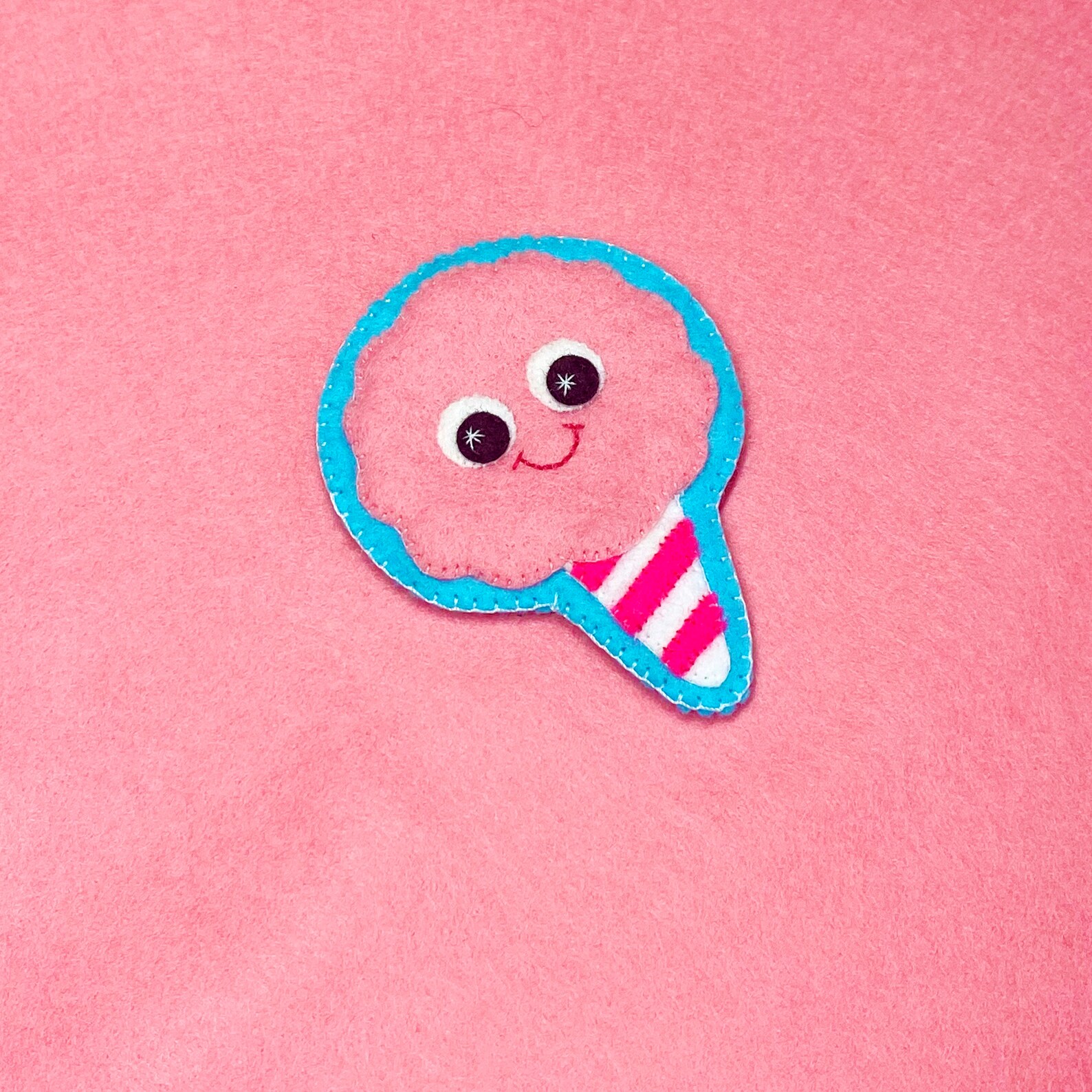 Cotton Candy Patch Embroidered Patch Sewn on Patch Cute Etsy