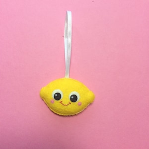 Lemon Ornament - Fruit Ornament - Fruit Decoration - Cute Christmas Ornament - Kawaii Ornament - Christmas 2025