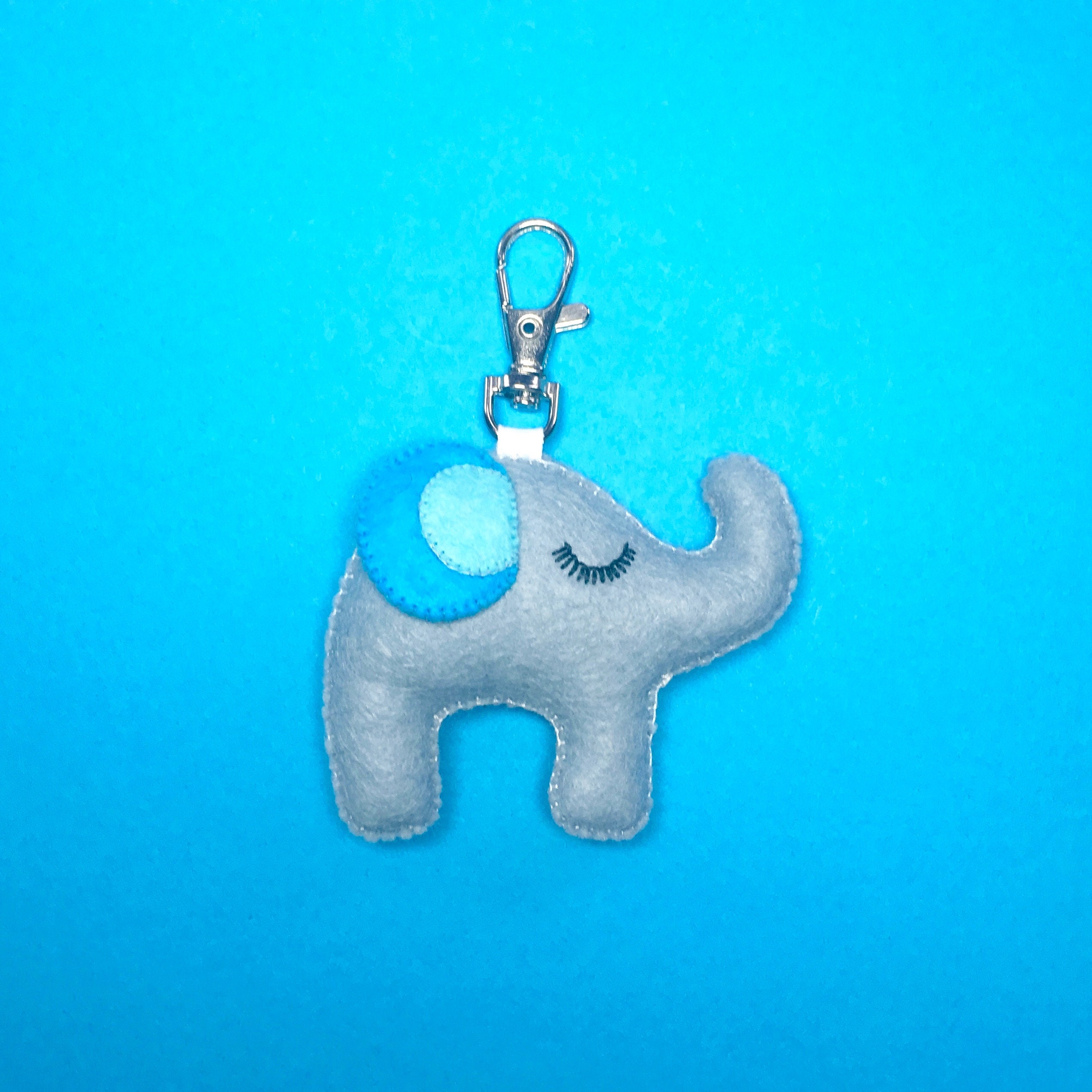 Elephant Keychain Elephant Keyring Elephant Bag Charm Etsy
